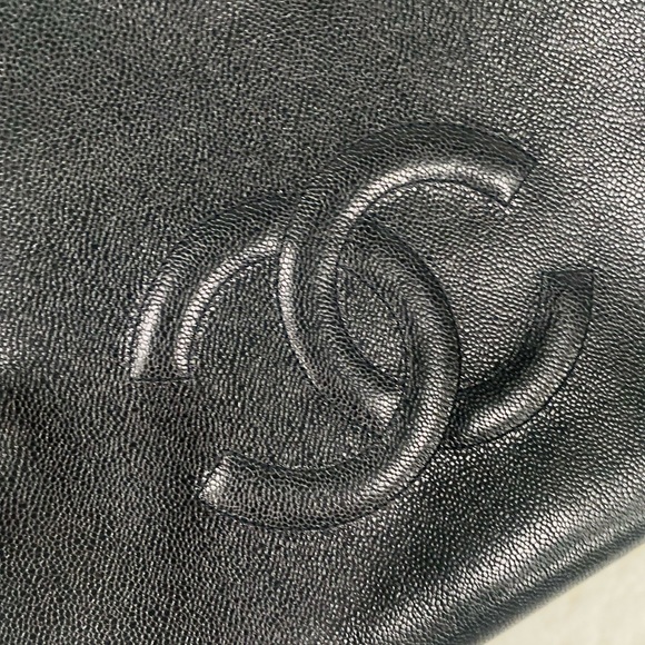 HANEL Pre-Owned 1995 CC caviar-leather shoulder bag - Picture 4 of 15